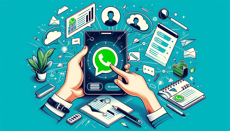 Komunikasi melalui WhatsApp