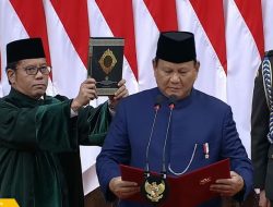 Prabowo Mengucapkan Sumpah dan Janji, Resmi Menjadi Presiden Ke-8 RI di Sidang Paripurna MPR RI