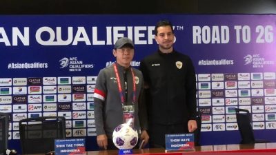 Shin Te-yong Yakin dengan Kemampuan Timnas Garuda Indonesia Siap Hadapi Arab Saudi