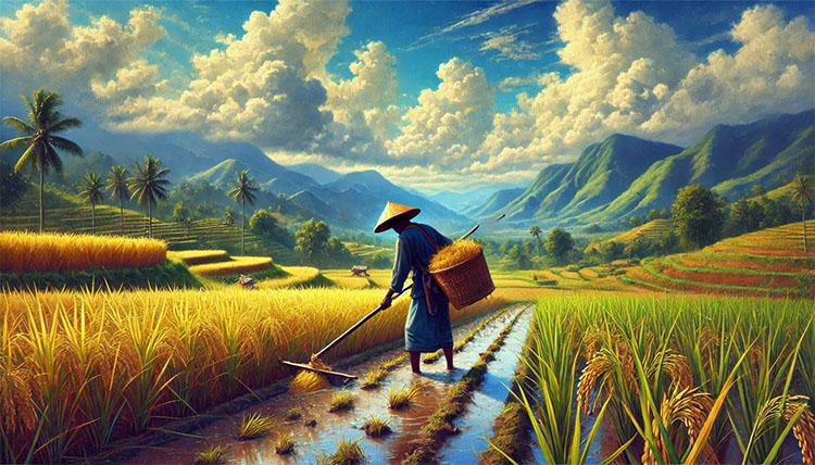 Petani di sawah