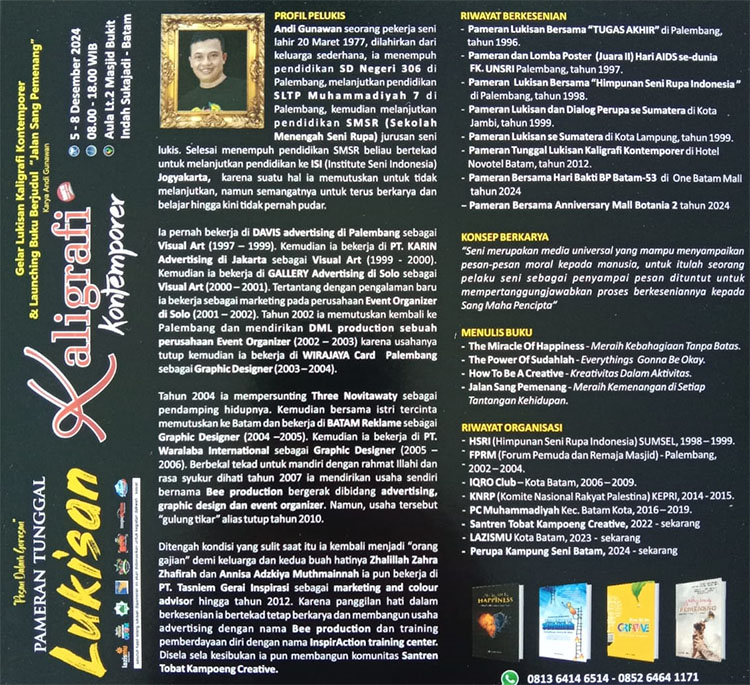 Profil Andi Gunawan - (Sumber: Andri Yan)