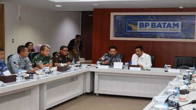 Danlantamal IV Mengikuti Rapat Forkopimda Batam, Tingkatkan Sinergitas Dan Siap Dukung Pembangunan Serta Stabilitas Keamanan Batam