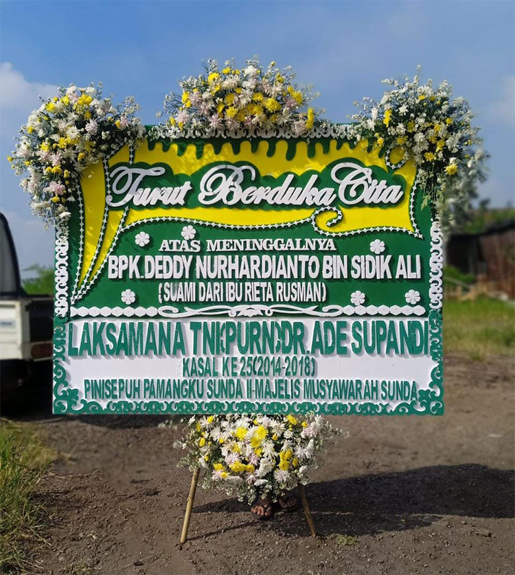 Ucapan belasungkawa dari Laksamana TNI (Purn.) Ade Supandi, Pinisepuh Pamangku Sunda II Majelis Musyawarah Sunda (MMS) - (Sumber: AZM)