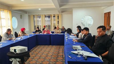 Suasana acara Dialog Merajut Harmoni Membangun Koloborasi yang berlangsung pada Minggu (27/04/2025) di Hotel Grand Savoy Homann, Kota Bandung - (Sumber: AZM)