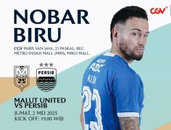 Nobar Biru Road to Champions di Downtown Walk Summarecon Mall Bandung