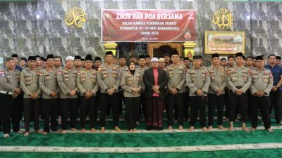Polres Bintan Zikir dan Doa Bersama Dalam Rangka Memperingati Hari Bhayangkara ke-79