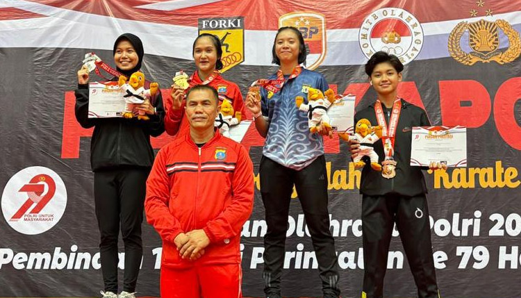 Atlit Karate Polda Kepri Raih Prestasi di Kejurnas Karate Piala Kapolri 2025 - (Sumber: Andri Yan)