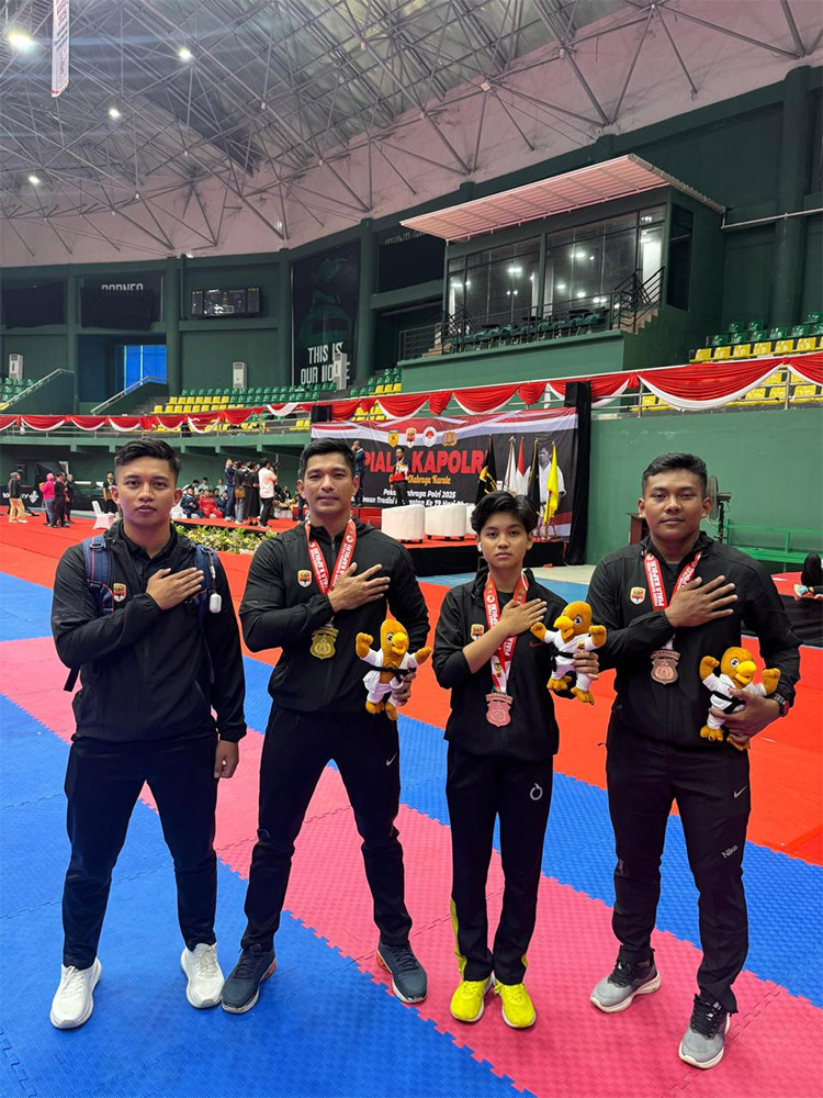 Atlit Karate Polda Kepri Raih Prestasi di Kejurnas Karate Piala Kapolri 2025 - (Sumber: Andri Yan)
