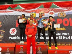 Semarak Hari Bhayangkara Ke-79 Polda Kepri Raih Prestasi di Kejurnas Karate Piala Kapolri 2025