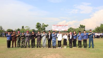 Lanud Hang Nadim Jadi Tuan Rumah Pelaksanaan Upacara Bendera 17 Hari Bulan Tingkat Kota Batam