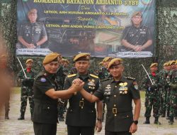 Kasdam III/Slw Pimpin Sertijab Danyonarhanud 3/YBY di Bandung
