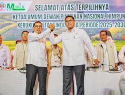 Ketua Umum DPN HKTI 2025-2030 : SELAMAT BERJUANG MAS DAR…. !