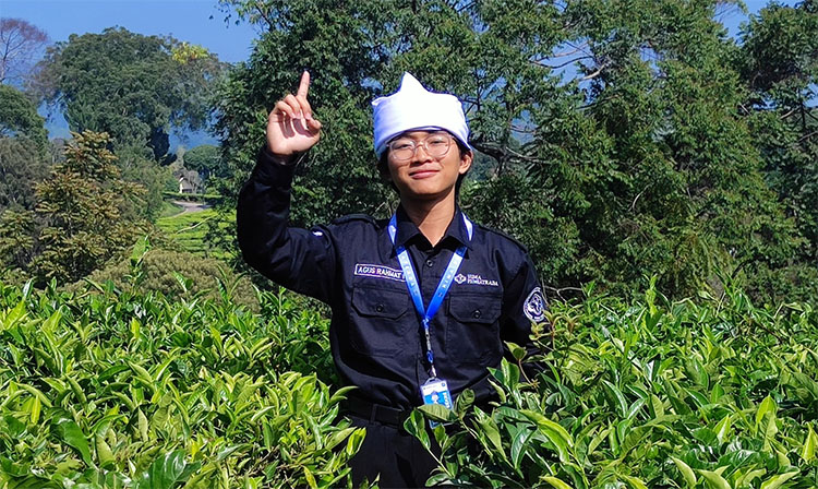 Agus Rahmat Hidayat selaku Ketua HIMA PENSATRADA