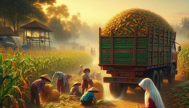 panen jagung