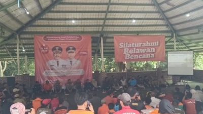 Silaturahmi Koordinator Forum POSGAB Siaga Bencana Jabar Bersama Relawan Bencana Sukabumi
