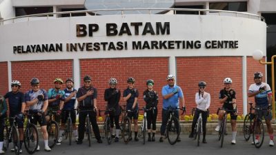 Gowes Santai BP Batam & Polda Kepri, Pererat Silaturahmi dan Wujudkan Batam Sehat
