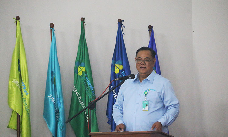 Sekretaris Jenderal Direktorat Jenderal Sumber Daya Manusia Kesehatan Kemenkes RI Albertus Yudha Poerwadi, S.E., M.Si., CA., CPMA.