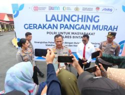 Kapolda Kepri Ikuti Launching Gerakan Pangan Murah Polri Di Bintan