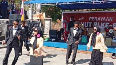 Ribuan Warga Pulau Ngenang Rayakan Hari Puncak HUT RI Ke-80 Bersama PT BSP, Suguhkan Tarian Tradisional 