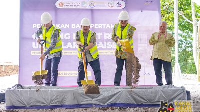 Peletakan Batu Pertama Gedung Pusat Riset Ubi Jalar PRAISE