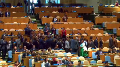 Ratusan Delegasi Negara Walk-Out saat Netanyahu Berpidato di Sidang Umum PBB