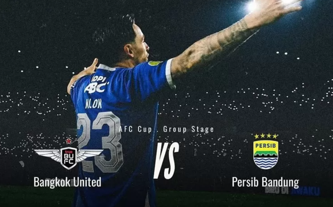 Bangkok United vs Persib Bandung di matchday 2 AFC Champions League Two (ACL 2) 2025-2026 yang digelar Rabu, 1 Oktober 2025. (Sumber: Instagram @for_coffe.id)