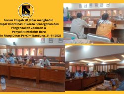 Forum Posgab Siaga Bencana Jawa Barat Hadiri Rapat Koordinasi Tikorda Pencegahan dan Pengendalian Zoonosis & Penyakit Infeksius Baru