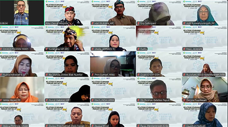Pelatihan Keamanan Pangan dan Hazard Analysis and Critical Control Point (HACCP) yang dilaksanakan oleh ADINKES Training Center