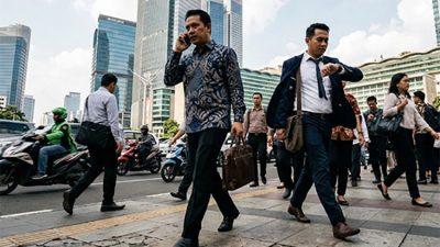 Kesibukan kota jakarta