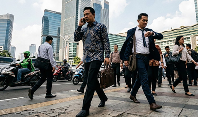 Kesibukan kota jakarta