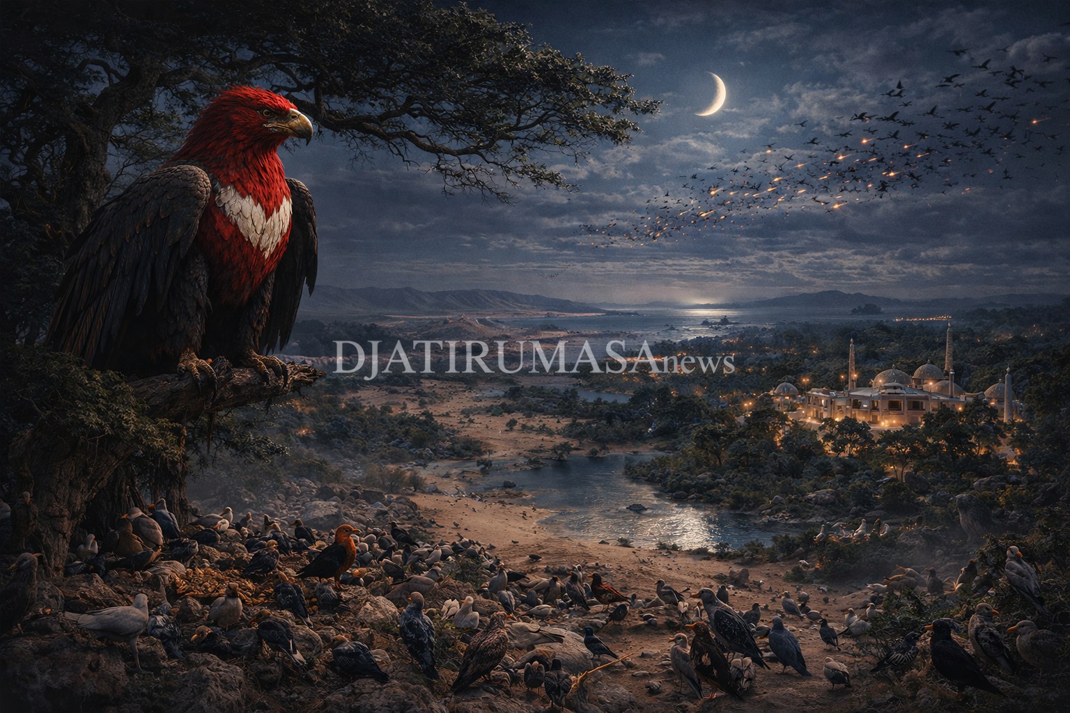 Berita Imaginer #011: KETIKA LIMA BURUNG MENCARI LANGIT BIRU: Keberanian, Tuduhan, dan Perlindungan di Rimba Dunia. Penulis: SABDAKELING