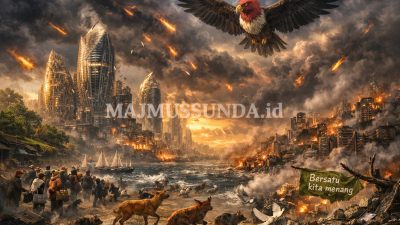 Artikel Terbaru berjudul: Berita Imaginer #008: SARANG KARANG KILAU DI BAWAH BADAI LANGIT. Penulis: SABDAKELING