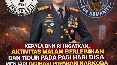 Judul: Aktivitas Malam Berlebihan, Alarm Bahaya Narkoba — PANI Ajak Masyarakat Waspada. Sumber berita : Humas PANI