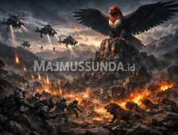 Berita Imaginer #009: BAYANG-BAYANG PERANG DI LEMBAH WATU DAN TATAPAN SUNYI SANG GARUDA