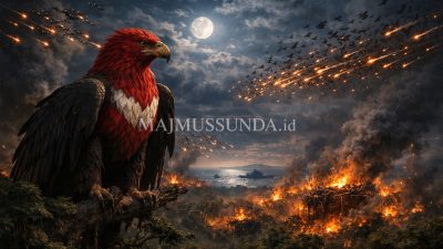 “RENUNGAN GARUDA TENTANG BATAS PERANG DI LANGIT RIMBA”