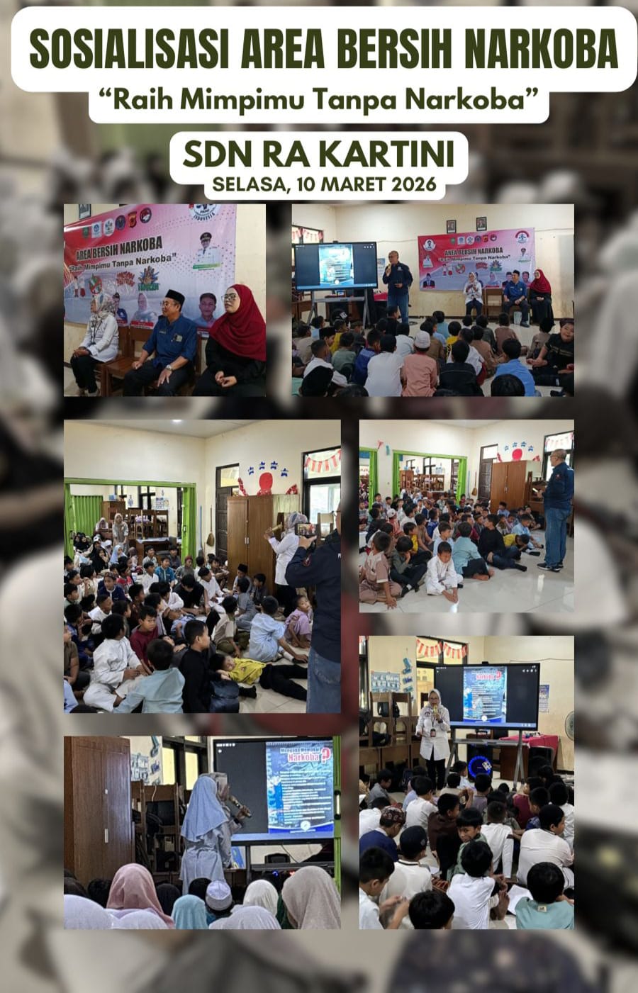 Artikel terbaru judul: SDN RA Kartini Gelar Sosialisasi Area Bersih Narkoba Bersama PANI. Sumber: DPP HUMAS PANI