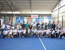 Dukung Gaya Hidup Sehat, Mahat Masagi Unpad Bangun Lapangan Klub Padel Tubagus