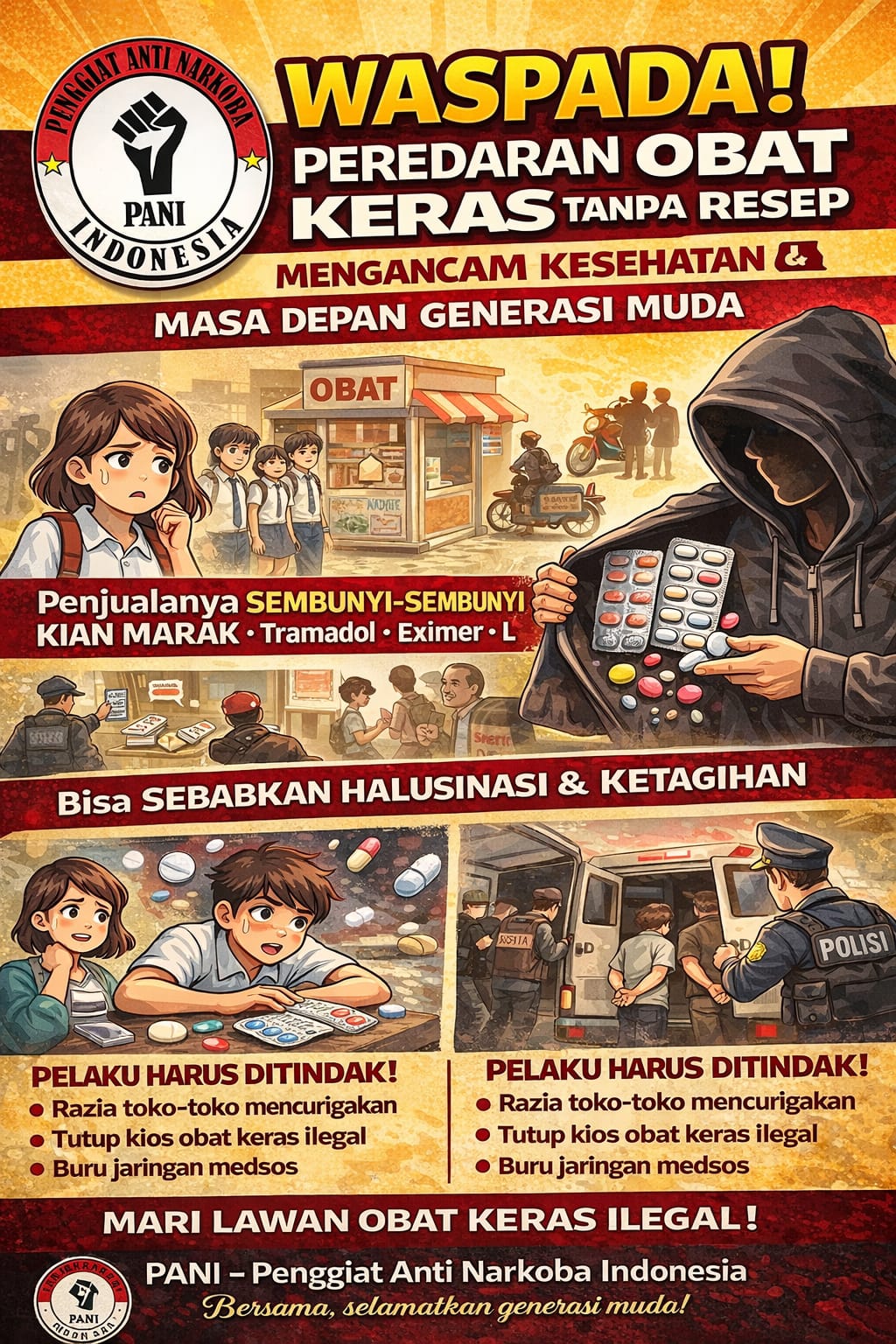Opini terbaru MajmusSunda News, Obat Keras Tanpa Resep: Ancaman Senyap yang Menggerogoti Generasi Muda. Sumber: Pani