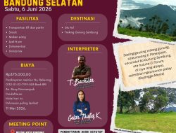 Komunitas Matabumi Indonesia Akan Menyelenggarakan Jelajah Geotrek ke-72 di Kawasan Bandung Selatan