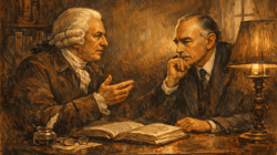 Percakapan Hayal Adam Smith–John Maynard Keynes tentang Ekonomi Indonesia