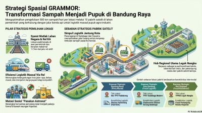 Kisah Sampah ke GRAMMOR: WtA Bagian 21, Studi Kasus Bandung Raya ke-4 Pemetaan Spasial 10 Pabrik Satelit Berbasis Intermodal Rel Kereta Api