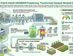 Kisah Sampah ke GRAMMOR (WtA) Bagian-27: Studi Kasus Bandung Raya Ke-10, Cetak Biru Fisik Pabrik Satelit Gerbang Barat Padalarang Model