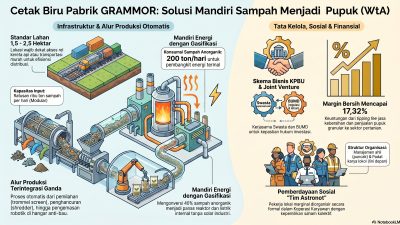 Kisah Sampah ke GRAMMOR (WtA) Bagian 16: Cetak Biru Kebutuhan Struktural Pabrik GRAMMOR dari Sampah