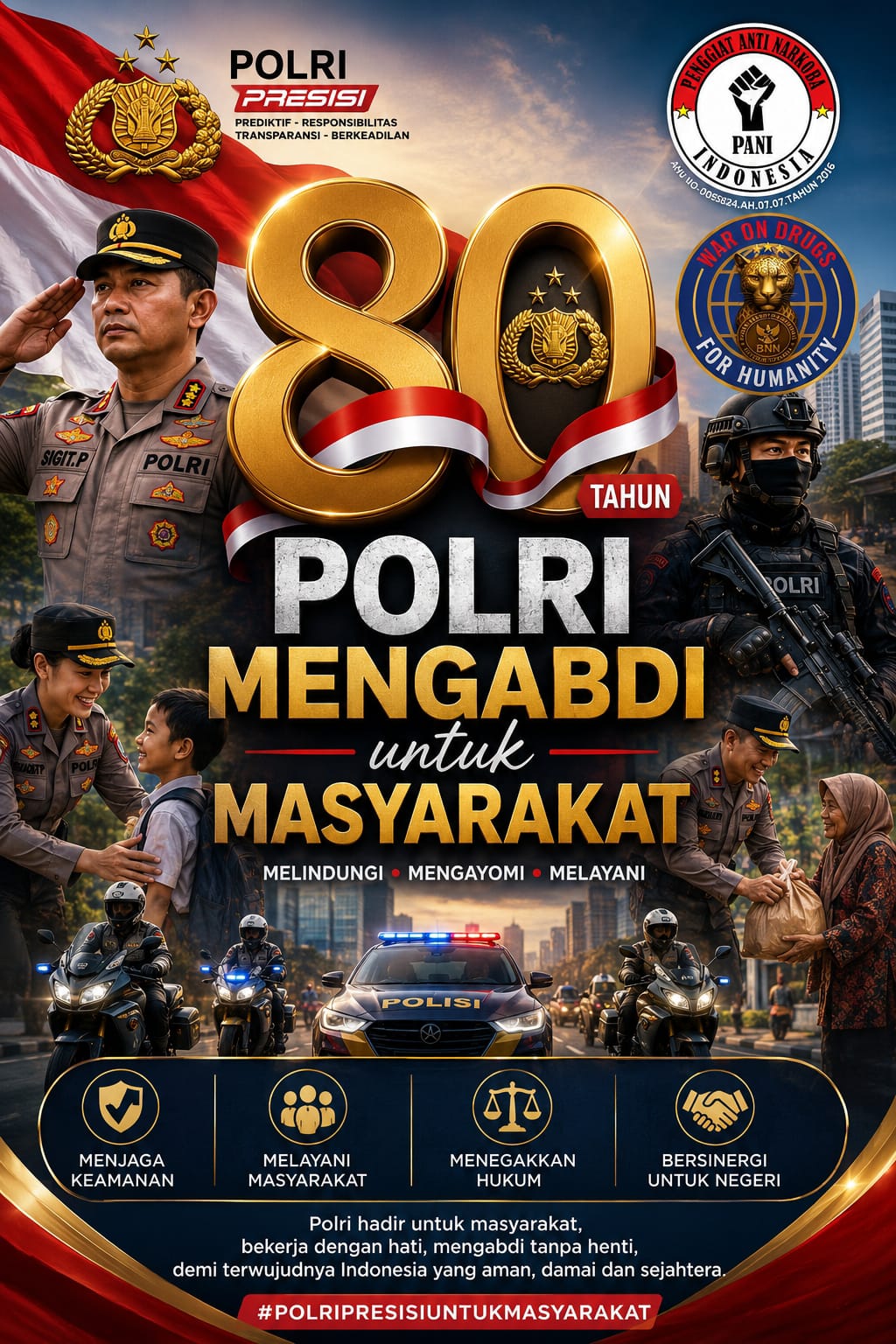 80 tahun Polri