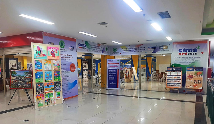 Art space Cim'Art Edupreneur, Lt.1 Cimahi Mall, Jalan Gandawijaya Kota Cimahi - (Sumber: Cima'Art Edupreneur)
