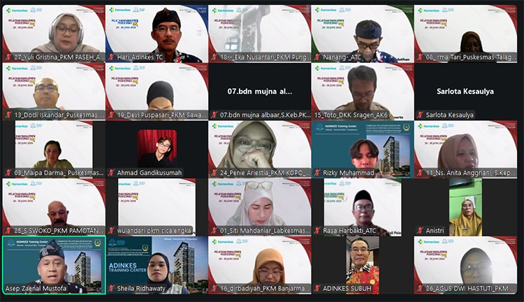 Peserta Pelatihan Manajemen Puskesmas Angkatan 6 yang diselenggarakan oleh ADINKES Training Center pada 20-30 Juli 2026 - (Sumber: ATC)