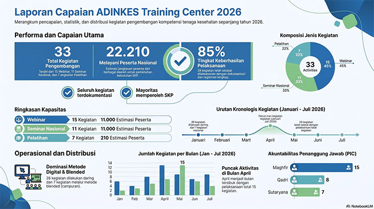 Laporan Capaian ADINKES Training Center 2026 - (Sumber: Humas ATC)