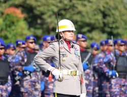 Polwan Terbaik Polda Kepri Pimpin Upacara HUT Ke-80 Bhayangkara 