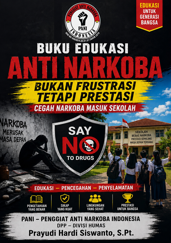 Bukan Frustrasi Tetapi Prestasi: Cegah Narkoba Masuk Sekolah, Judul: Bukan Frustrasi Tetapi Prestasi: Cegah Narkoba Masuk SekolahPenyusun: Prayudi Hardi Siswanto, S.Pt.Editor: Asep Zaenal Mustofa, A. Noor.