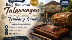 Talawungan Ngaderes (Deui) Tembang Sunda: Gelar Ipukan Midangkeun Bentang - (Sumber: Pusat Budaya Sunda Unpad)